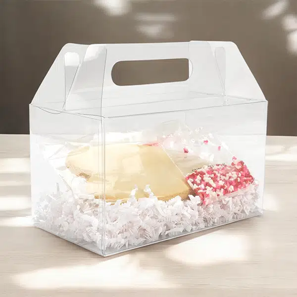 clear gable packaging boxes